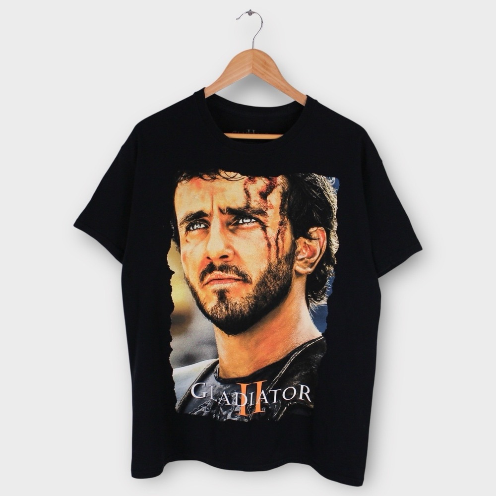 Gladiator II Movie‎ T-Shirt Hot Topic Black Cotton Size Large